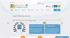Desktop Screenshot of checkforplagiarism.net